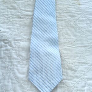 Light Blue Striped Men's Tie